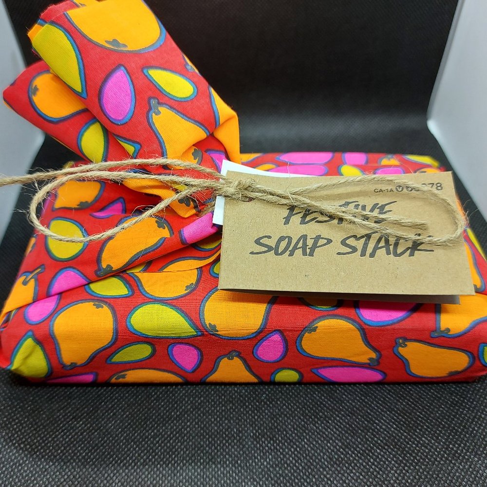 ❌Sold❌ Lush - Festive Soap Stack - Picture 1 of 3
